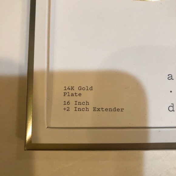 Target A New Day Demi Fine Collection 14K Gold Plate Serpentine Necklace (NWT) - Picture 3 of 5